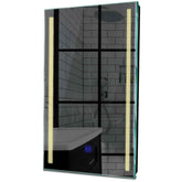 Specchio LED Verticale | Pulsante touch | Luce bianca calda - Reyze Serie Minimal Modello 7